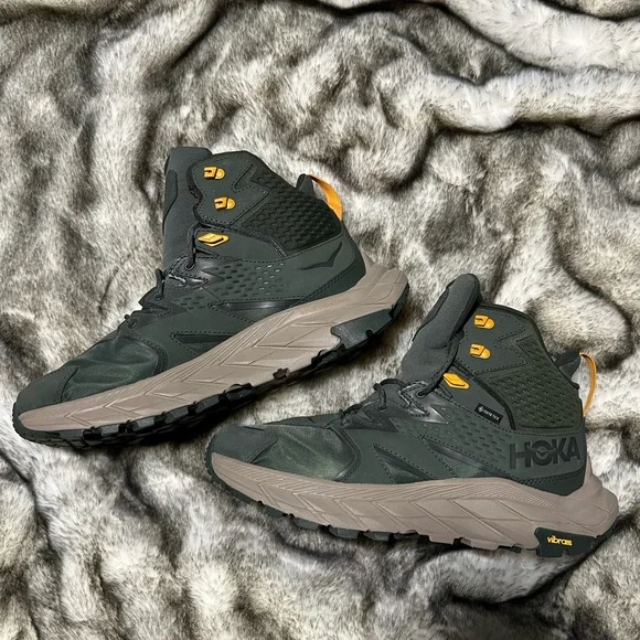 Mens HOKA Anacapa Mid GTX Hiking Boots/Sneakers - Picture 4 of 7